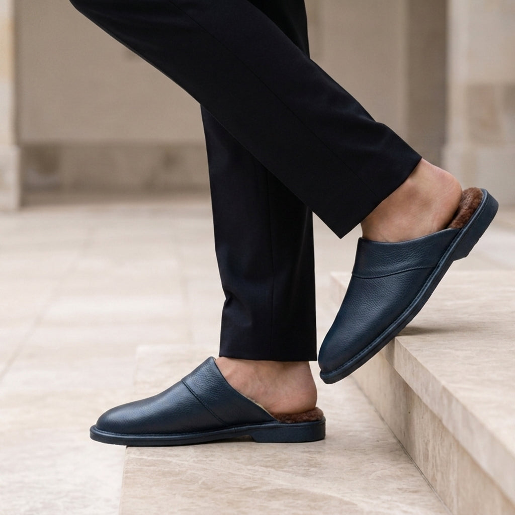 Grant Leather Slipper