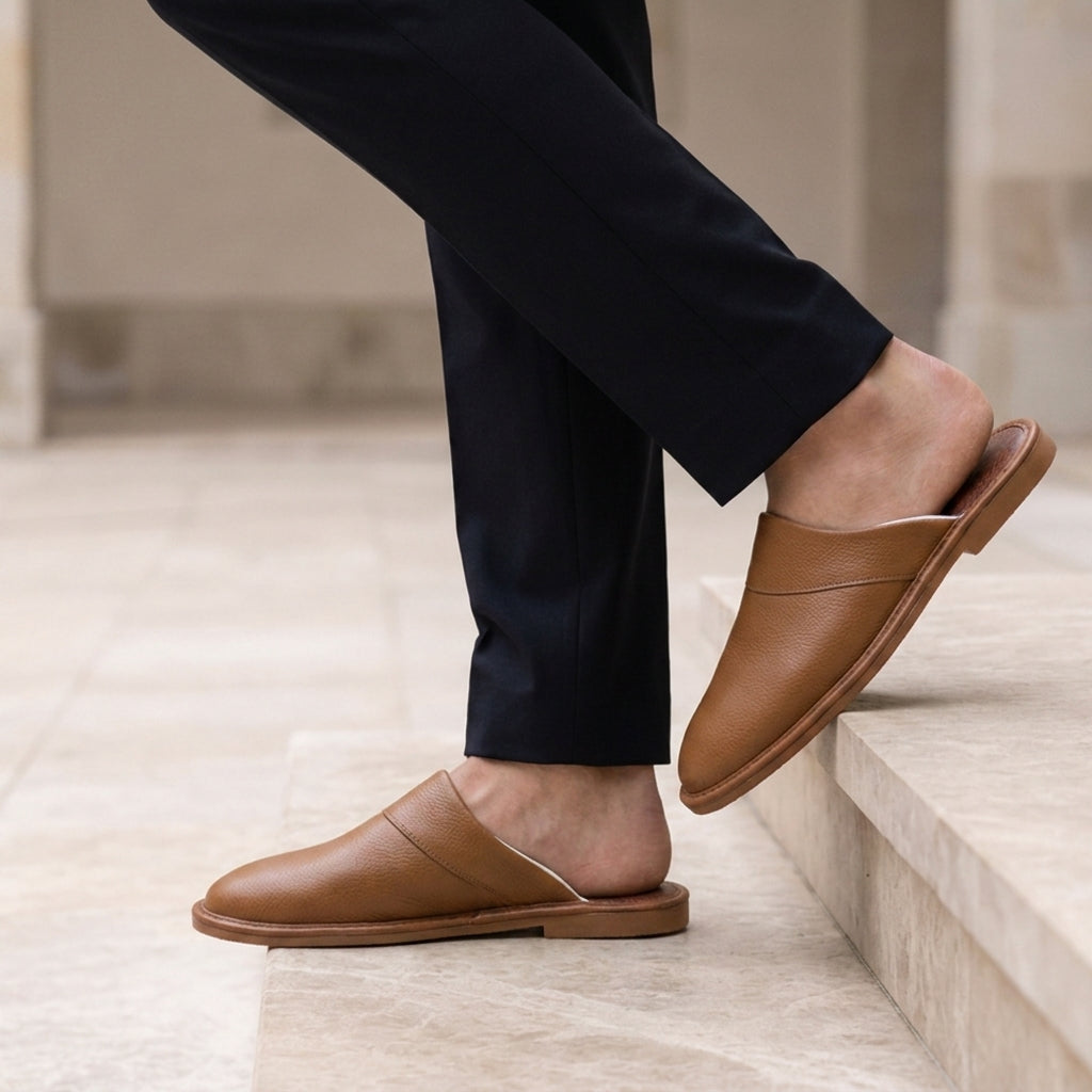 Grant Leather Slipper