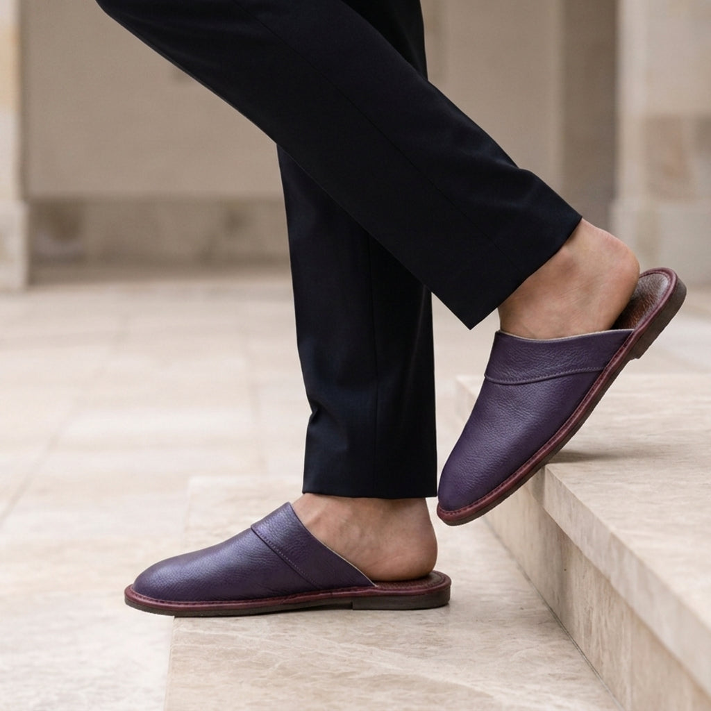 Grant Leather Slipper