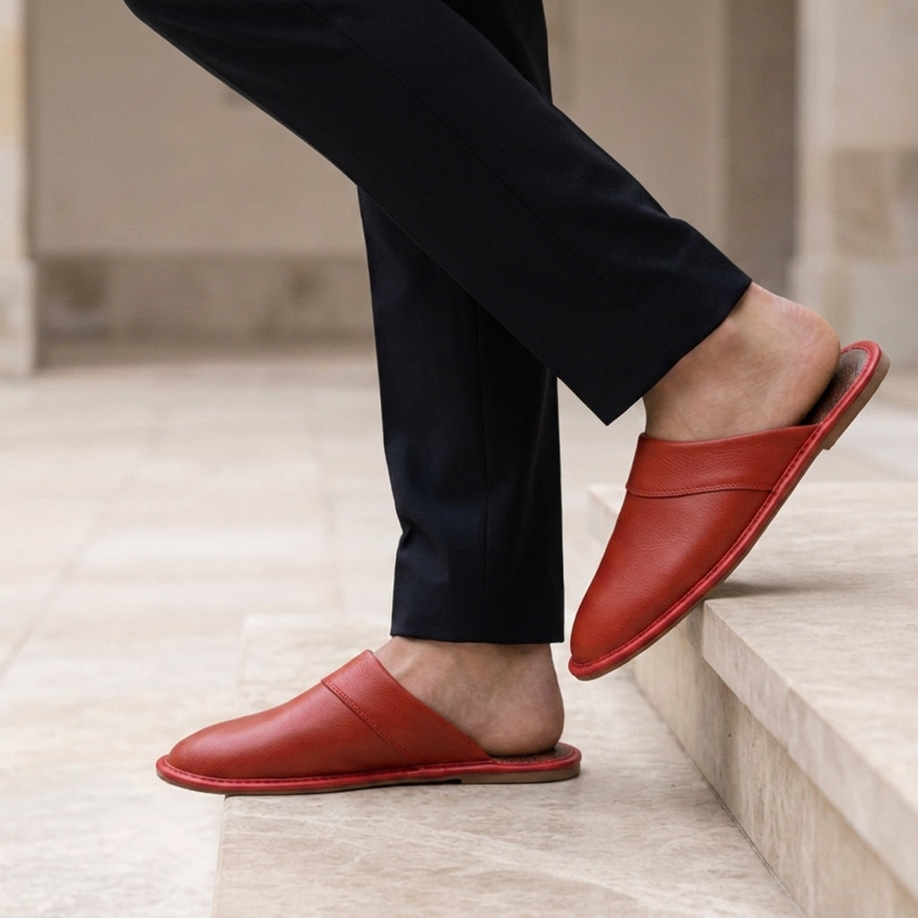 Grant Leather Slipper