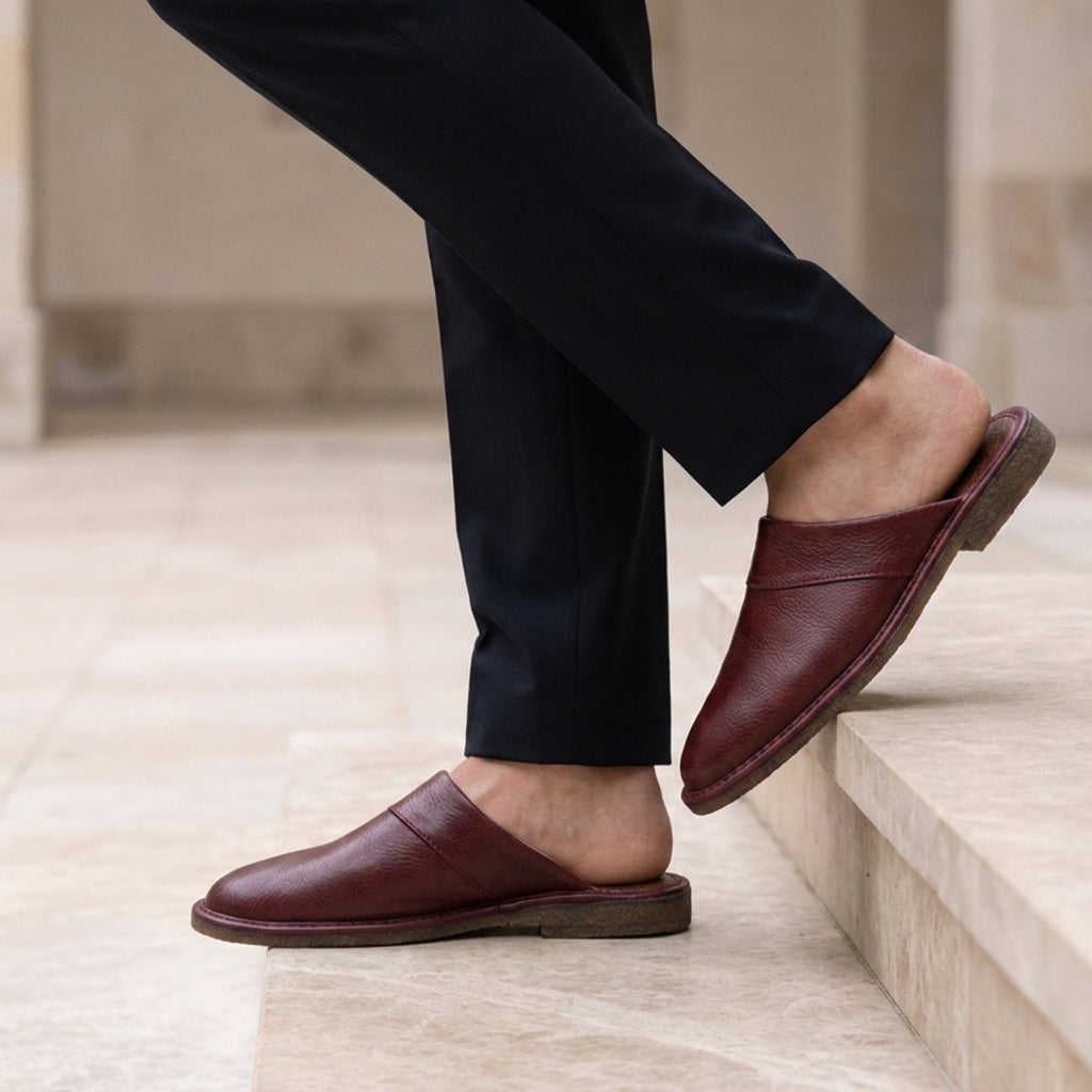 Grant Leather Slipper