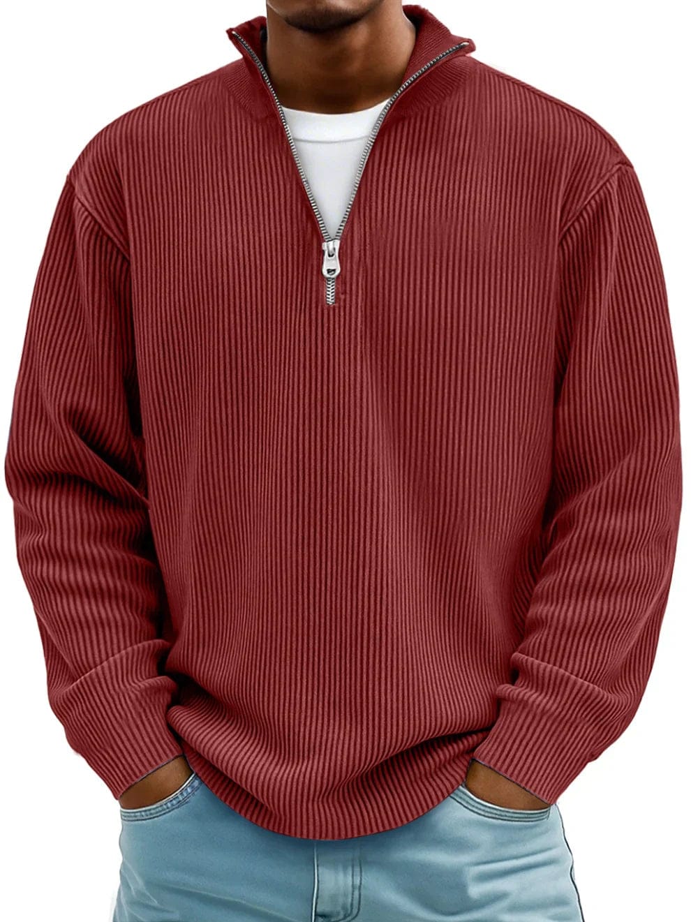 Beckett Ribbed Half-Zip