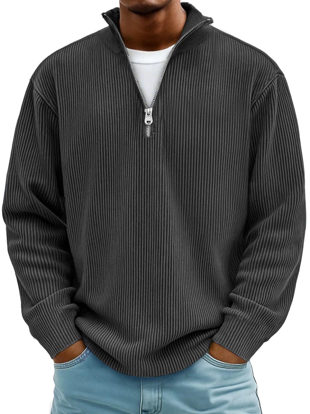 Beckett Ribbed Half-Zip