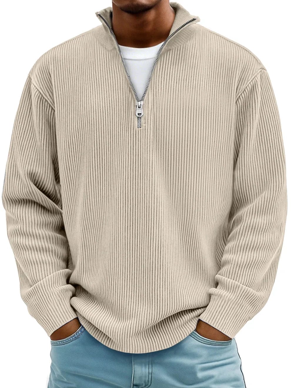 Beckett Ribbed Half-Zip