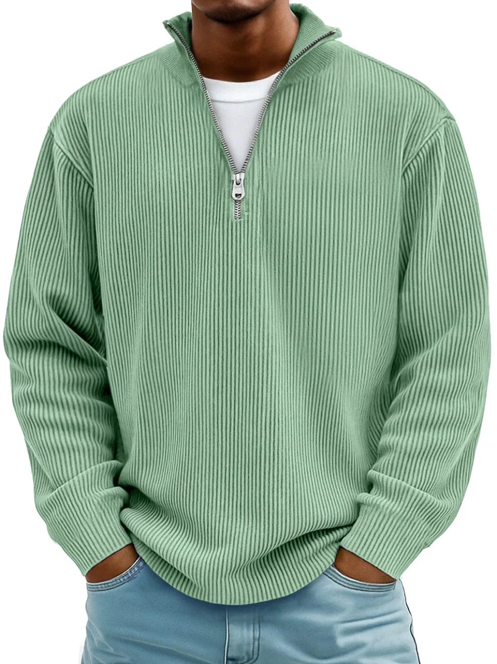 Beckett Ribbed Half-Zip