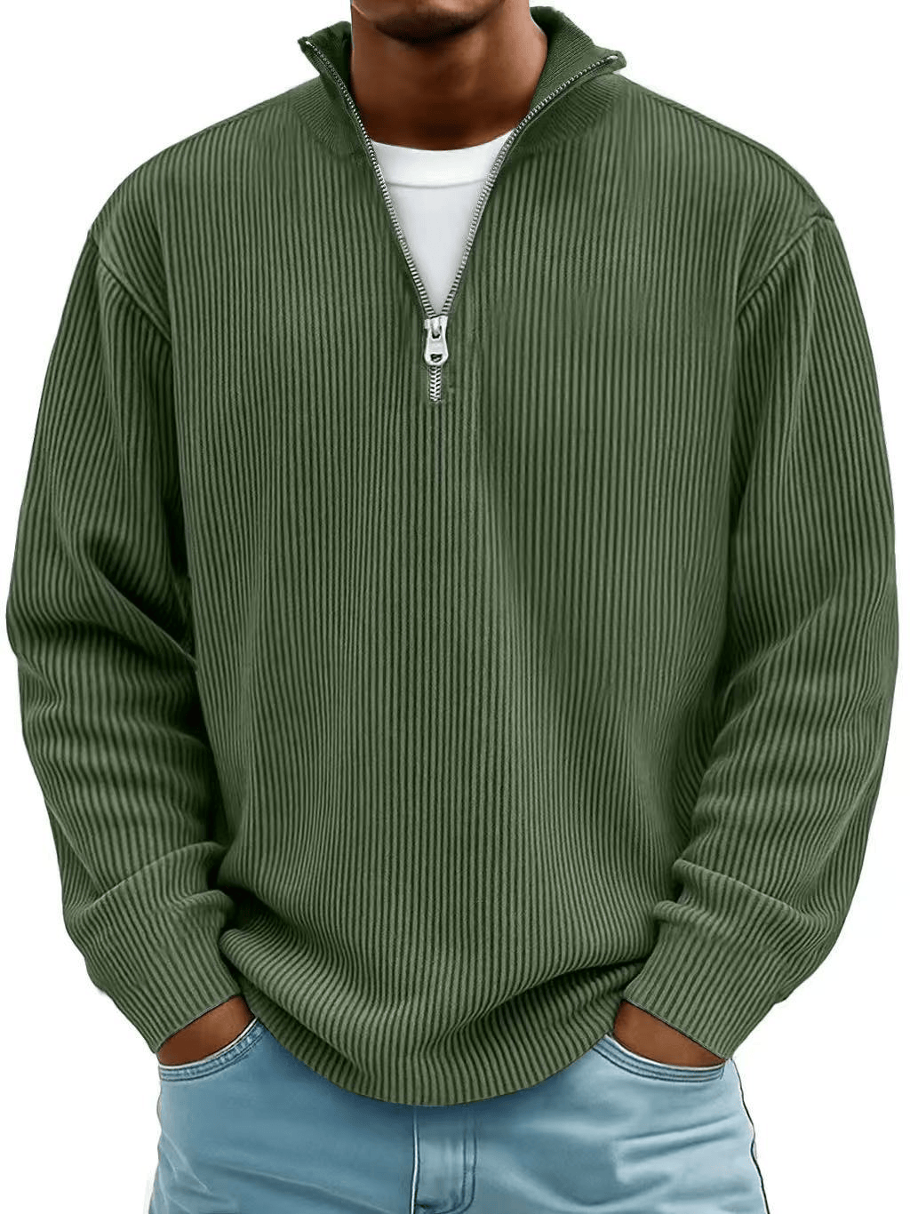 Beckett Ribbed Half-Zip
