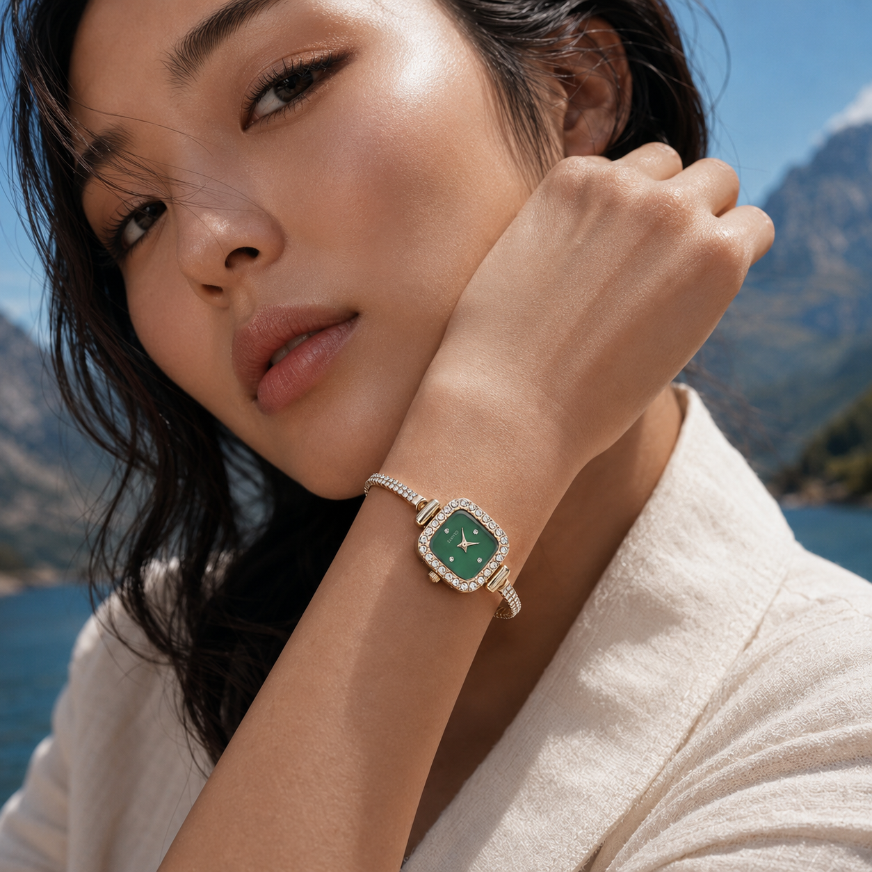 Celeste Moretti Crystal Watch