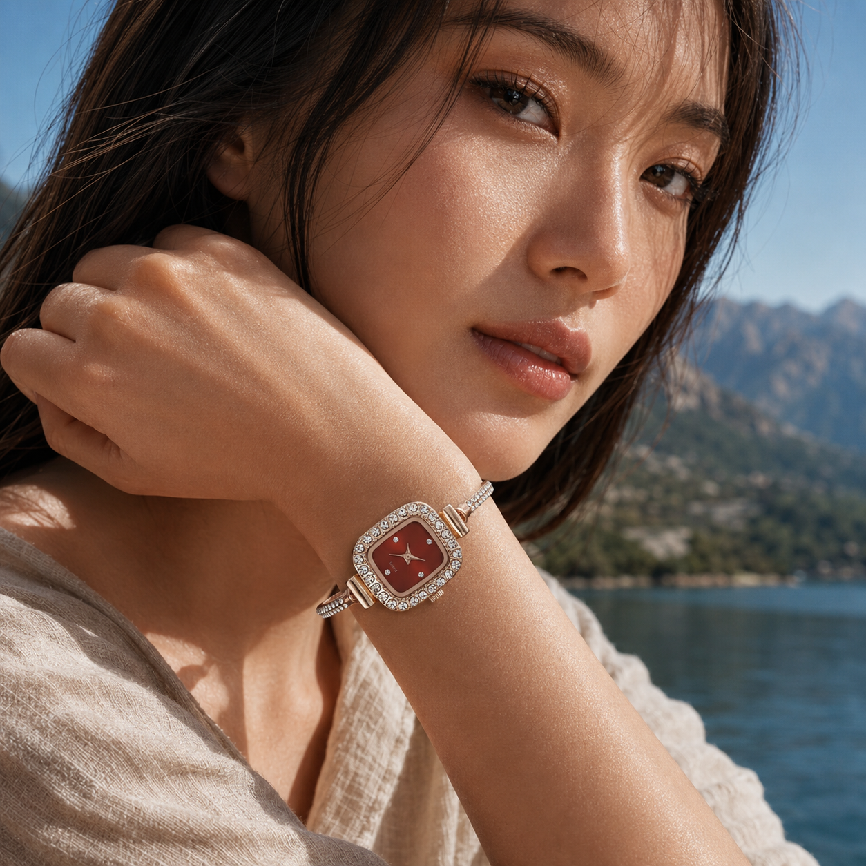Celeste Moretti Crystal Watch