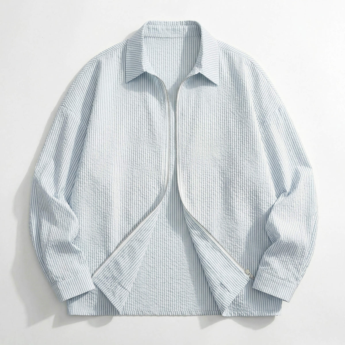 Saltaire Stripe Zip Shirt