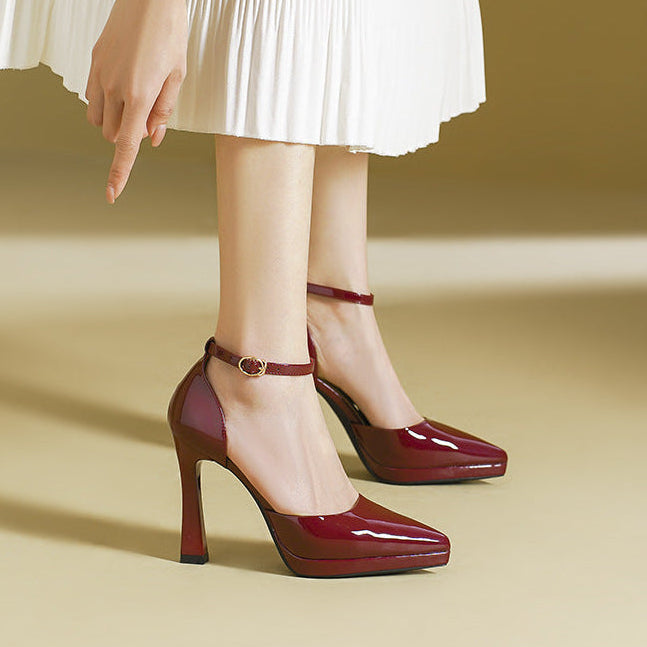Greta Ankle Strap Heel