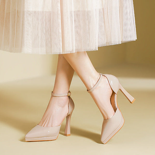 Greta Ankle Strap Heel