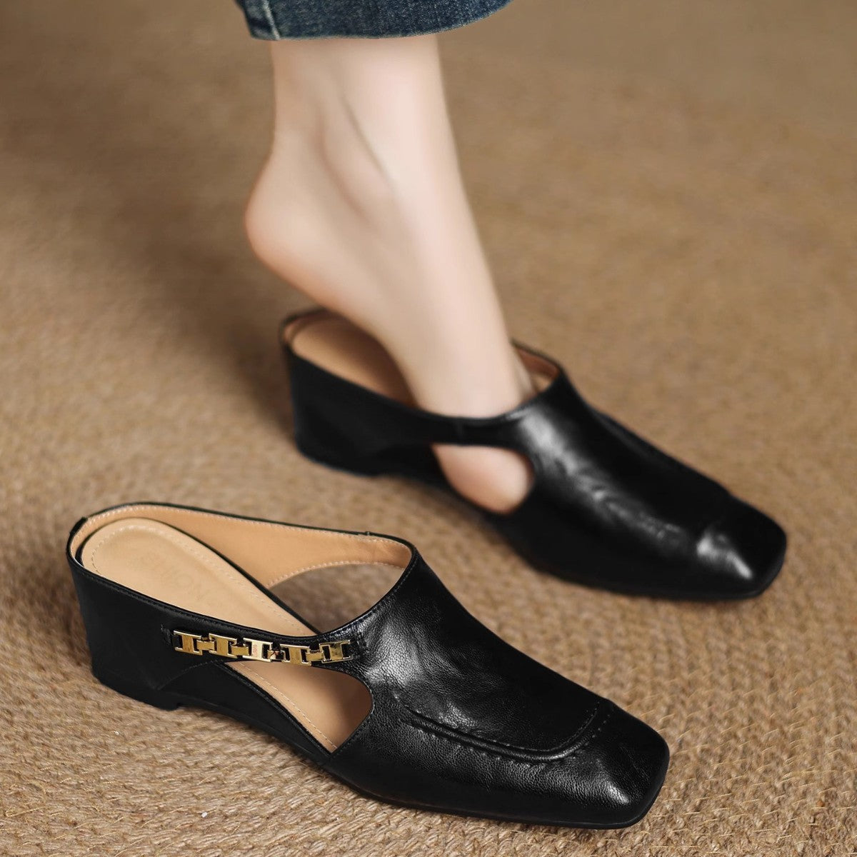 Piper Leather Mule