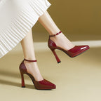 Greta Ankle Strap Heel