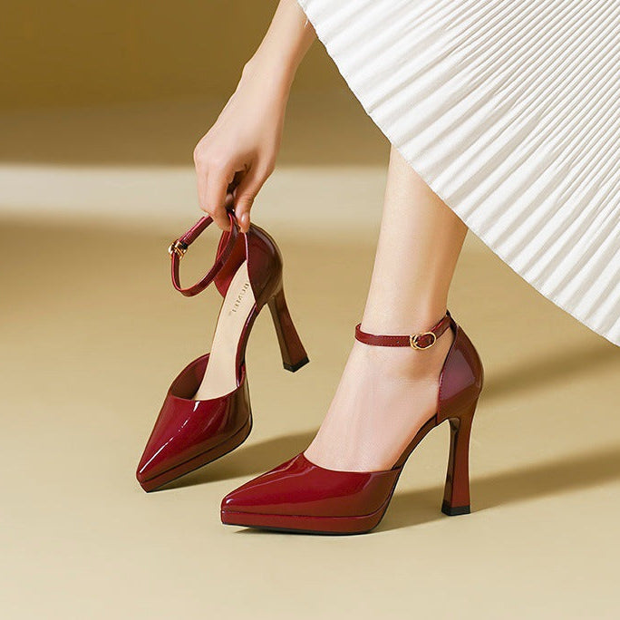 Greta Ankle Strap Heel