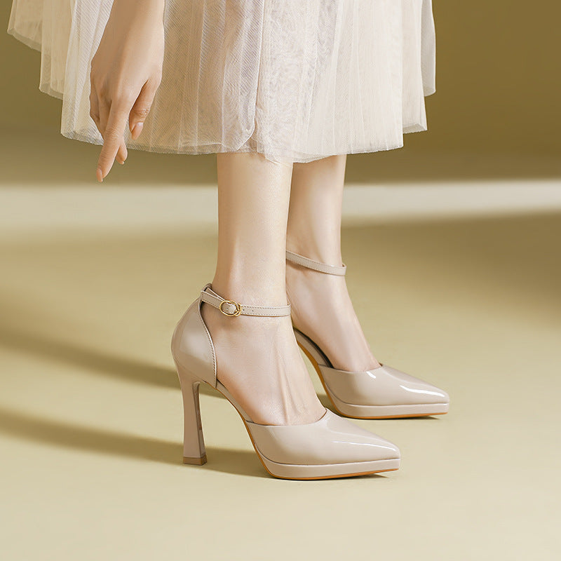 Greta Ankle Strap Heel