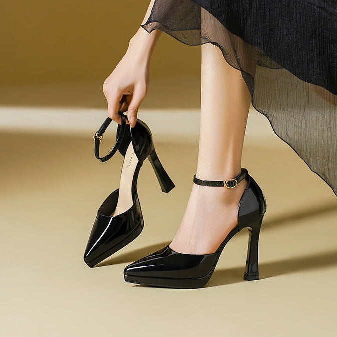 Greta Ankle Strap Heel