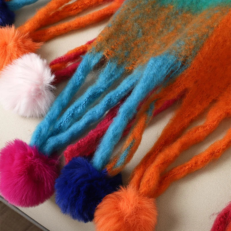 Suki Pom Scarf