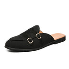 Riviera Suede Mule Loafers
