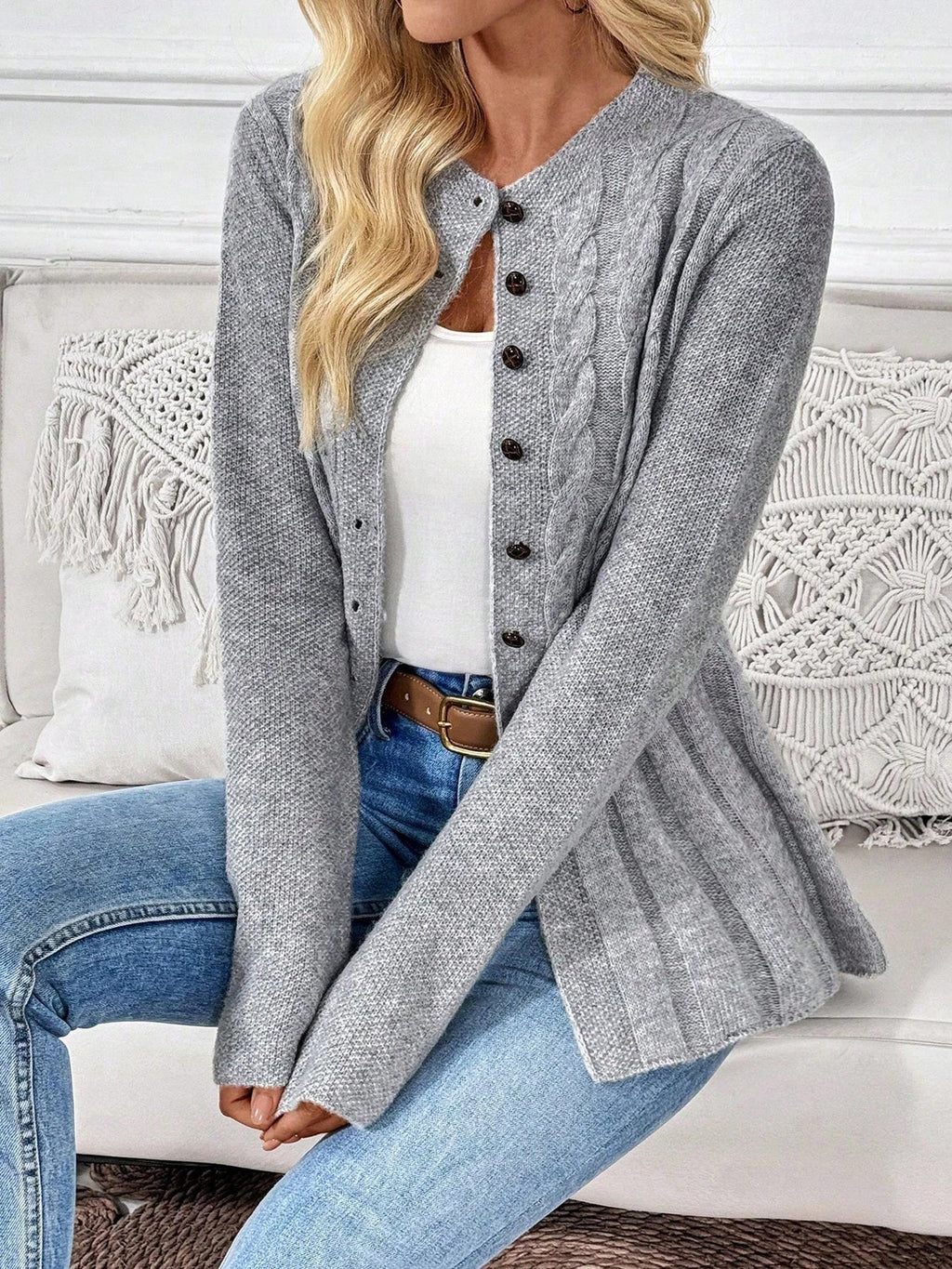 Margot Ribbed Cardigan