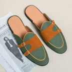 Riviera Suede Mule Loafers