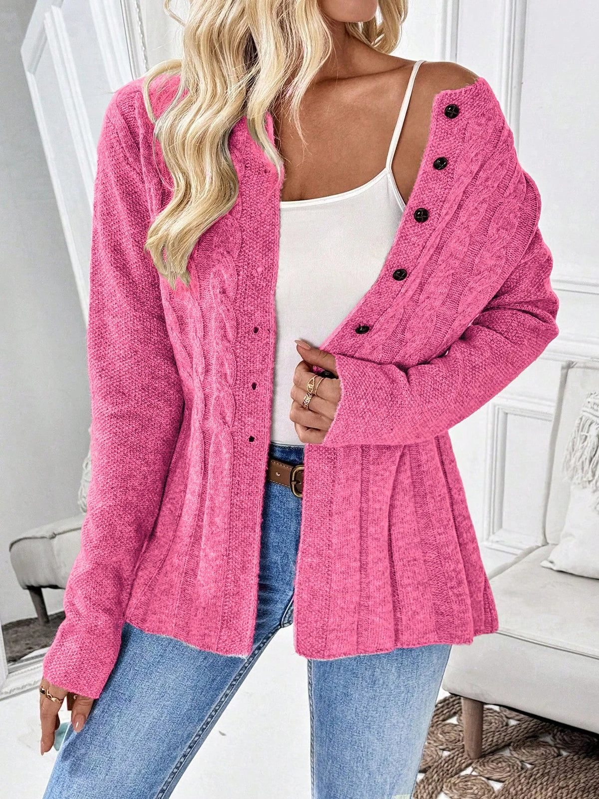 Margot Ribbed Cardigan