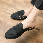 Riviera Suede Mule Loafers