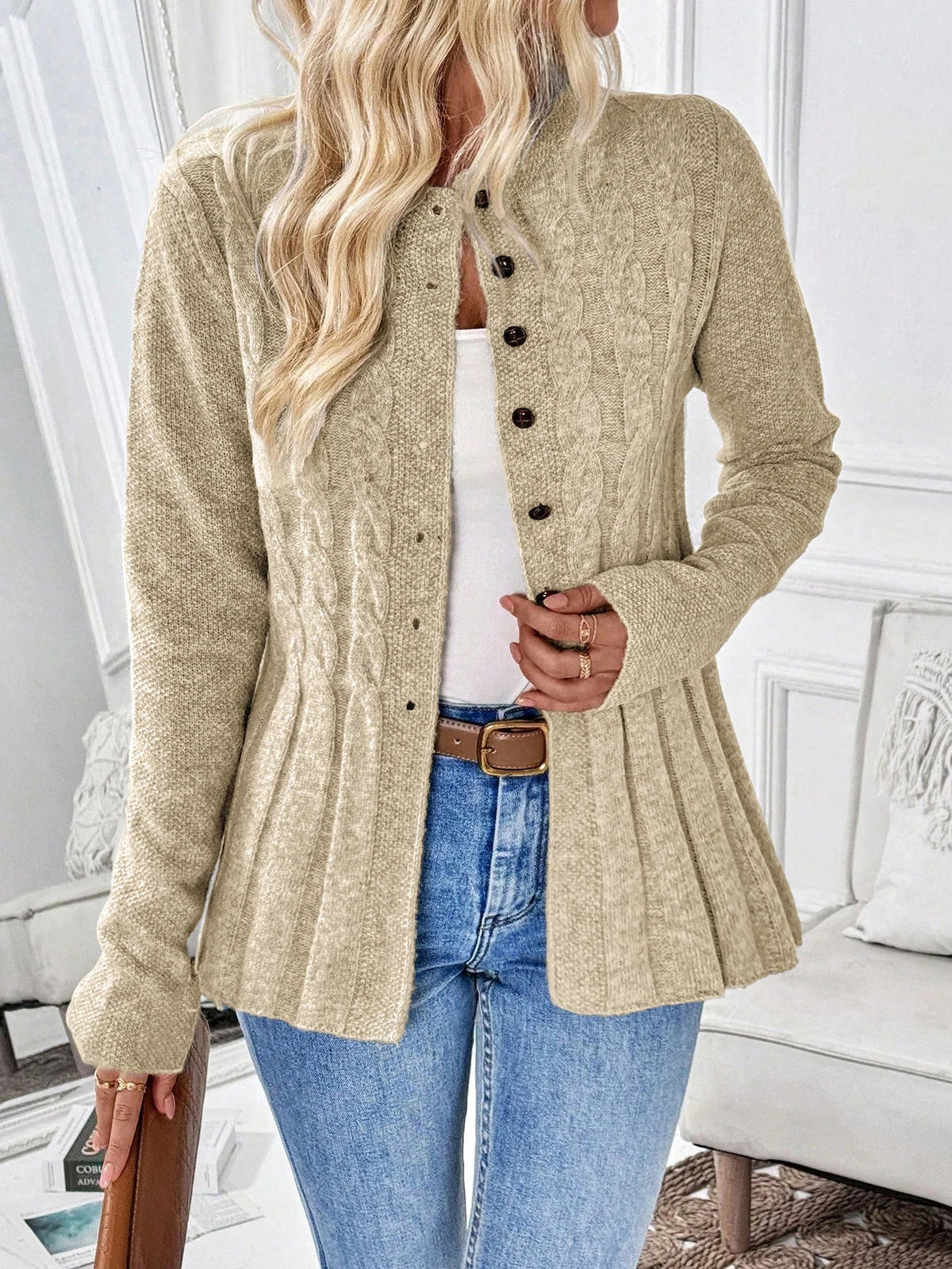 Margot Ribbed Cardigan