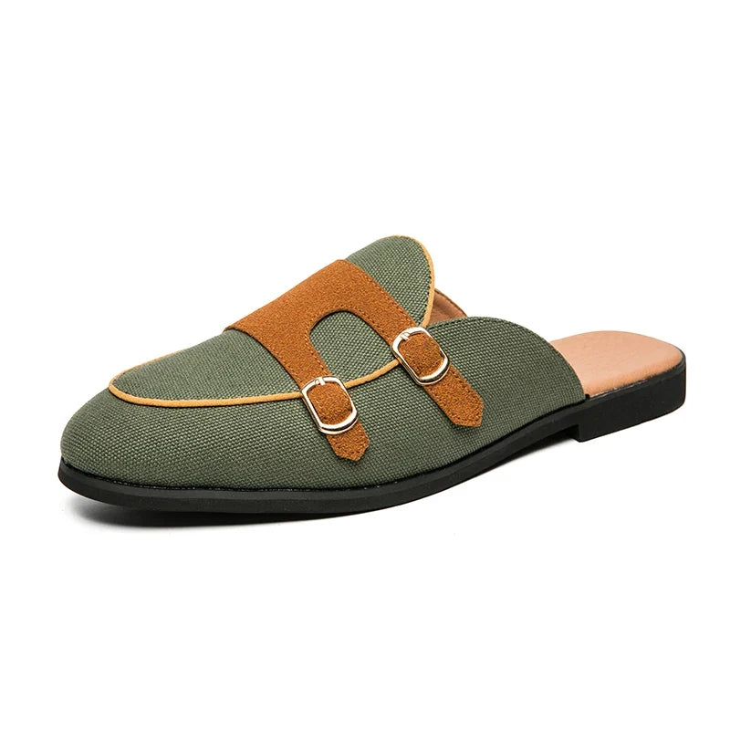 Riviera Suede Mule Loafers