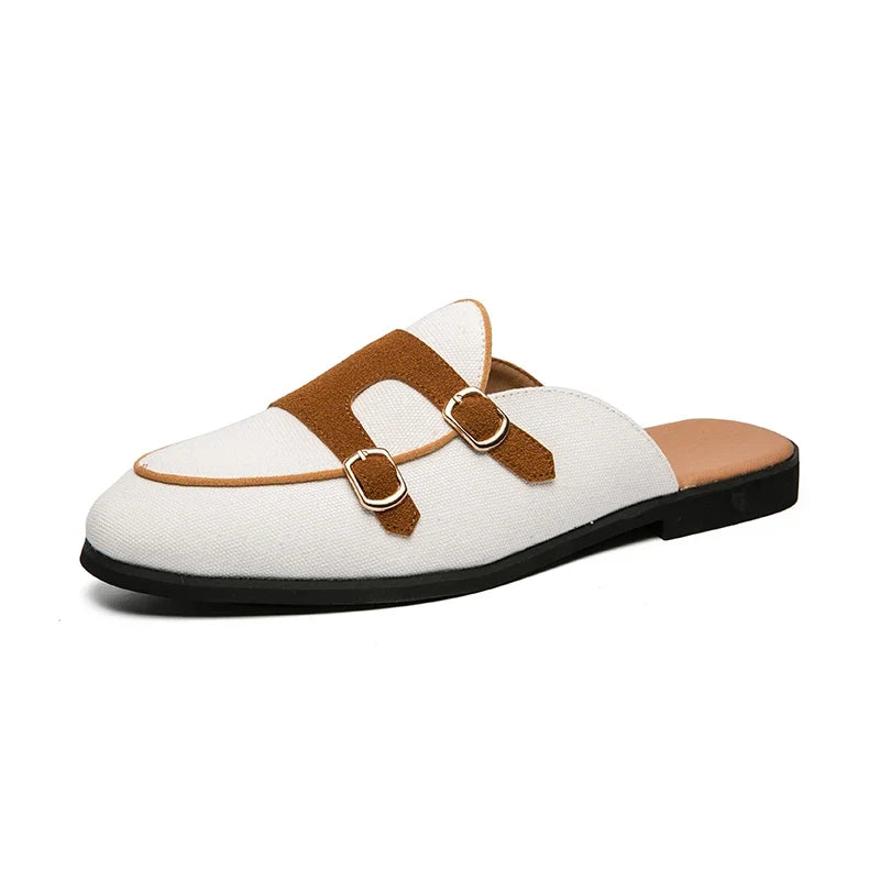 Riviera Suede Mule Loafers