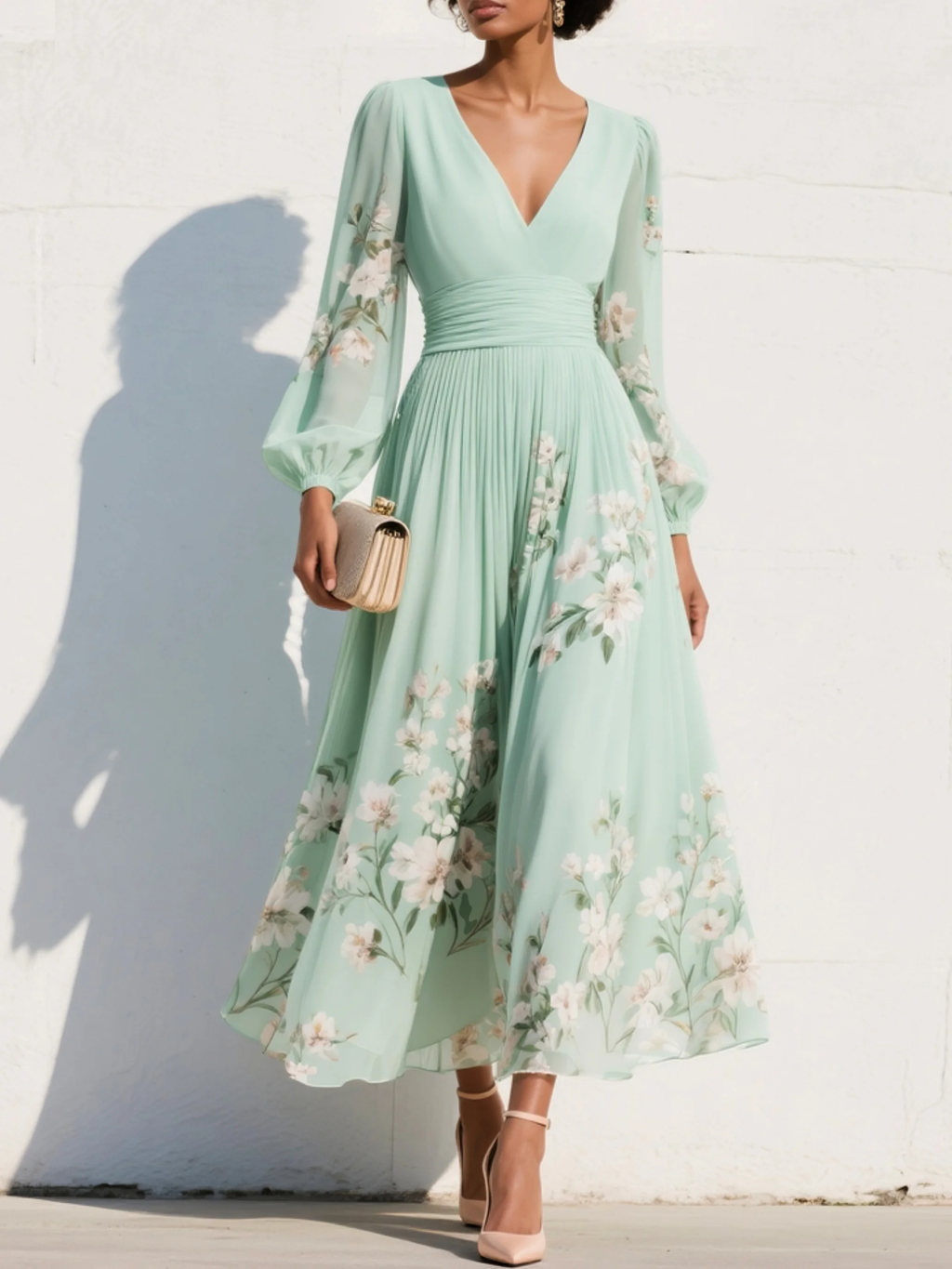 Elise Floral Midi