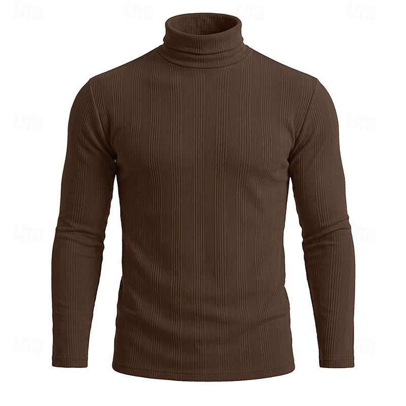 Mason Textured Turtleneck
