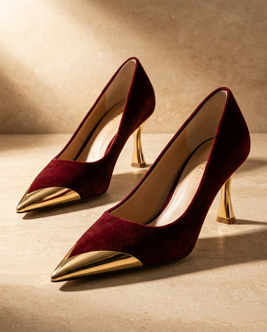 Reina Suede Heel