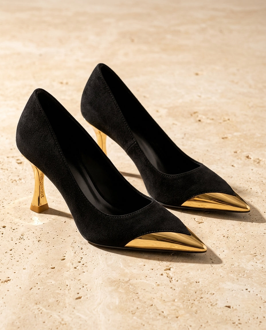 Reina Suede Heel