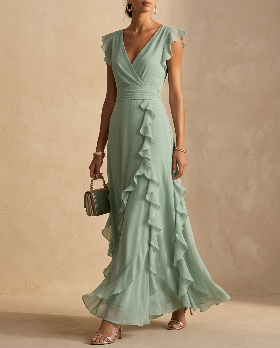Vivienne Ruffle Maxi