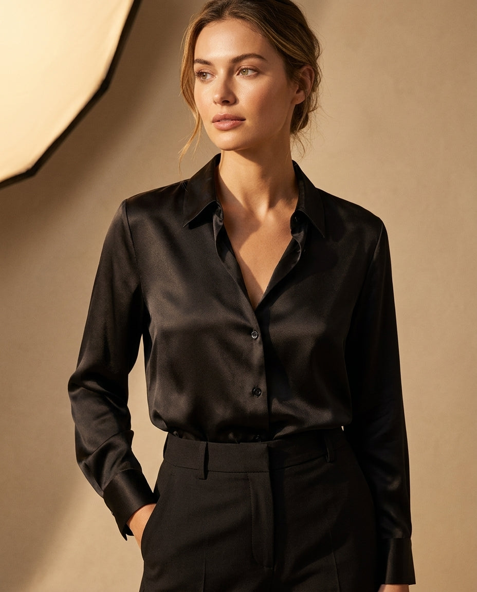 Margot Satin Blouse