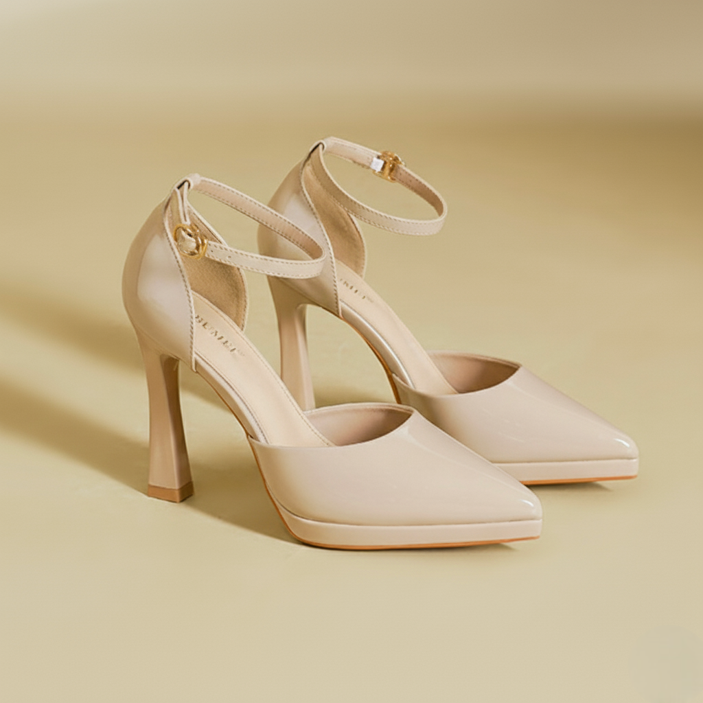 Greta Ankle Strap Heel
