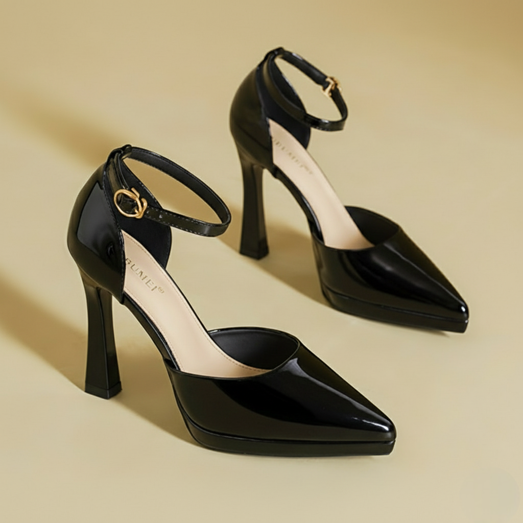 Greta Ankle Strap Heel