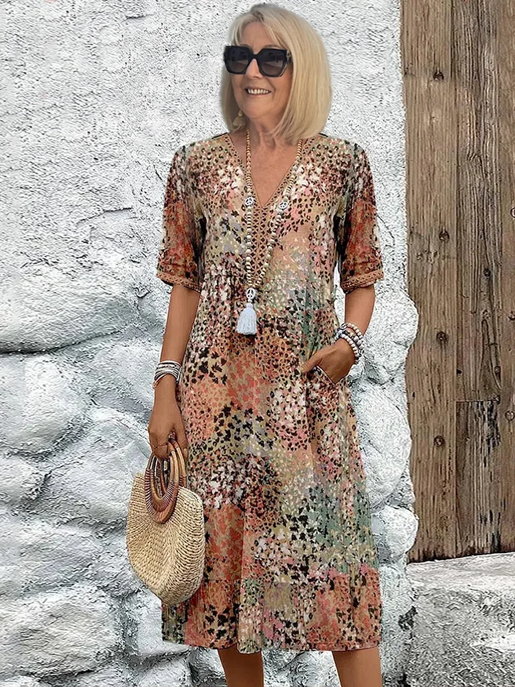 Paloma Pattern Midi