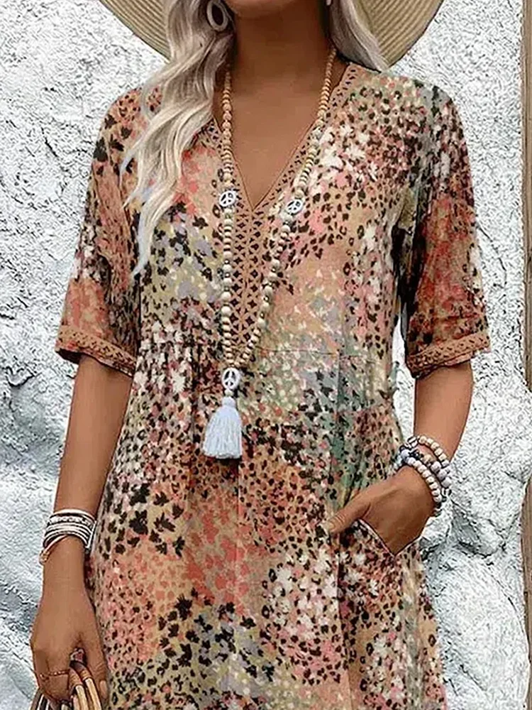 Paloma Pattern Midi