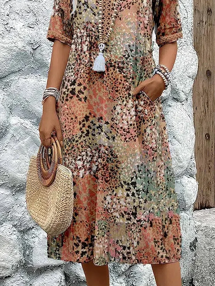 Paloma Pattern Midi