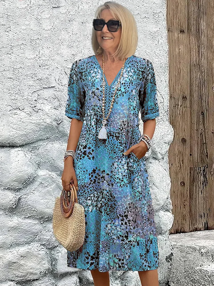 Paloma Pattern Midi