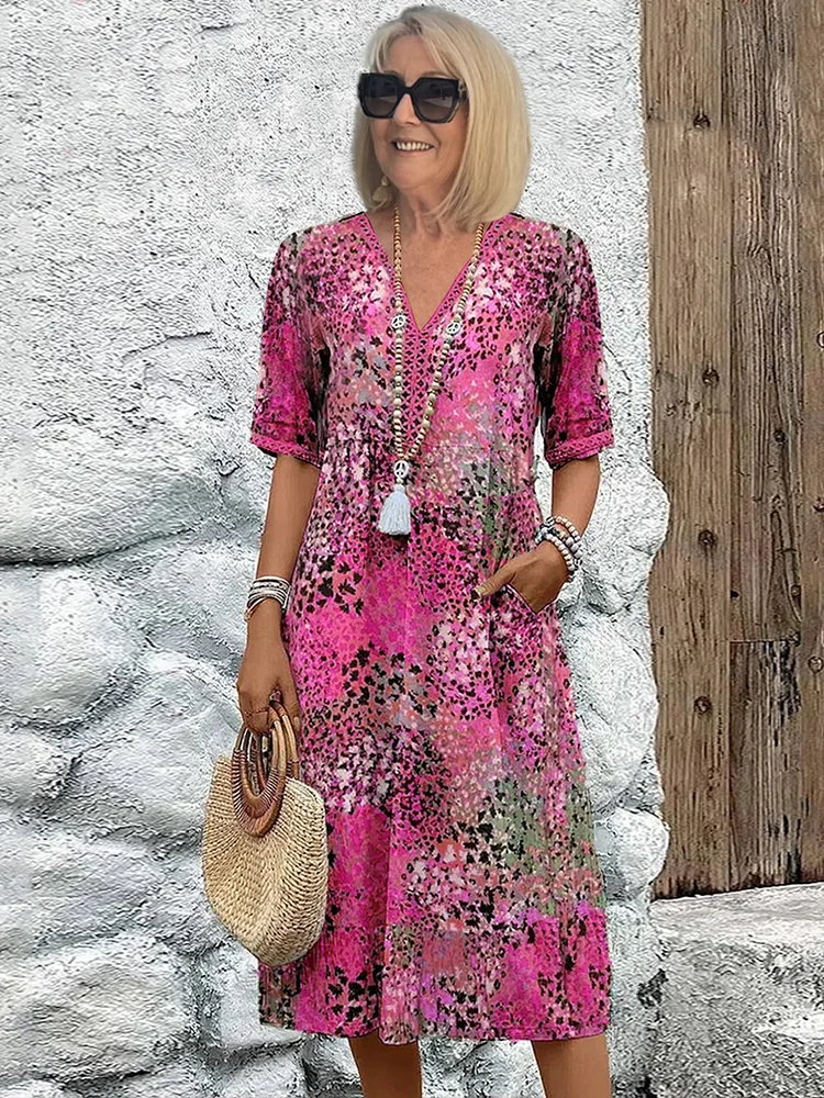 Paloma Pattern Midi
