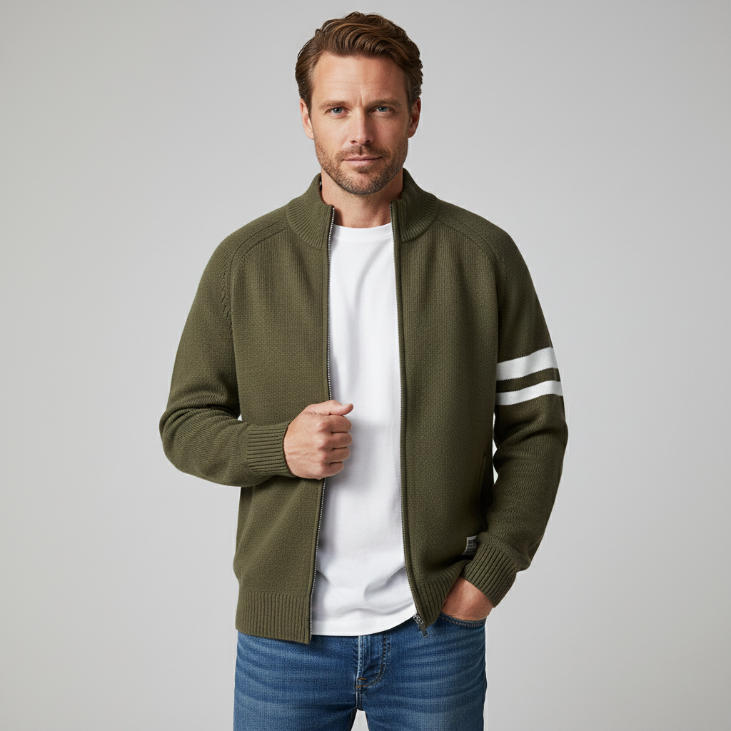 Men's Nolan Knit Zip Sweater