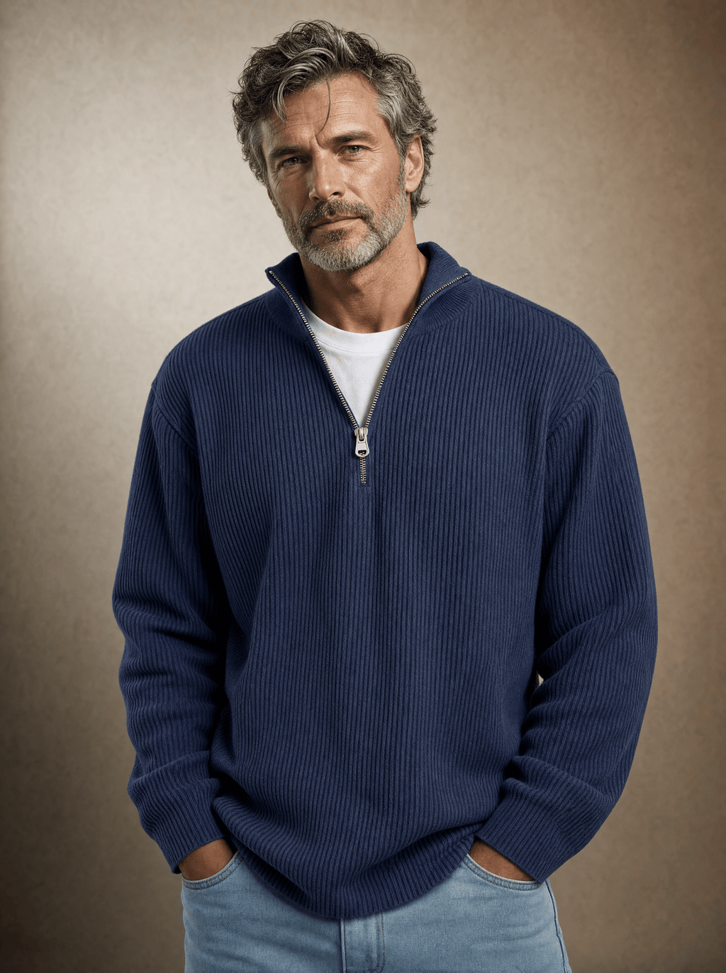 Beckett Ribbed Half-Zip