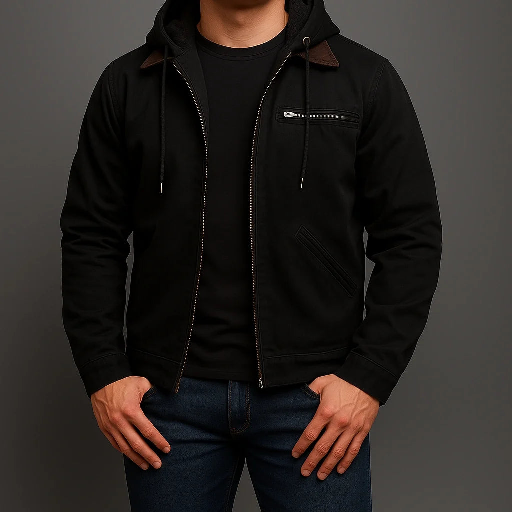 Hollis Hooded Canvas Jacket