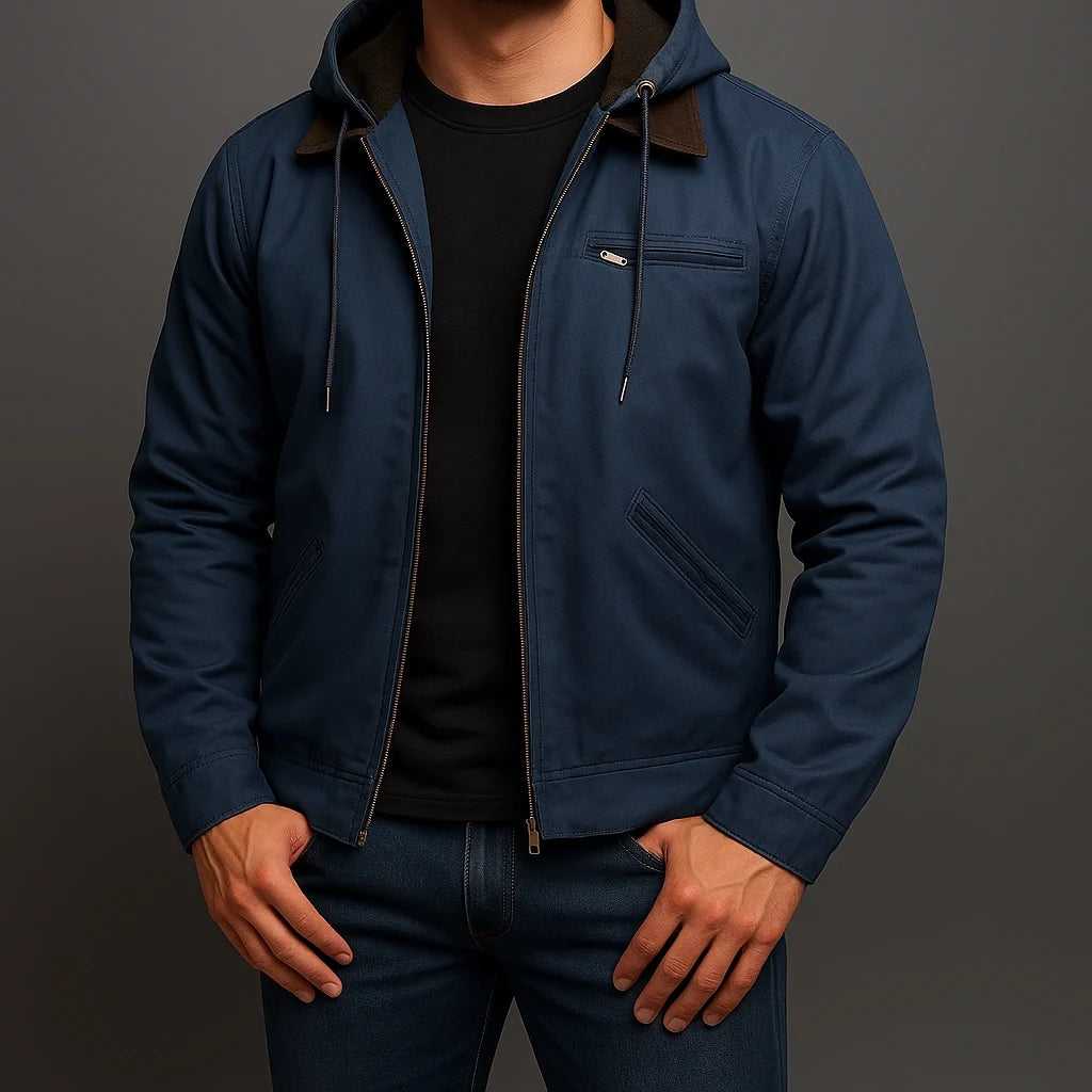Hollis Hooded Canvas Jacket