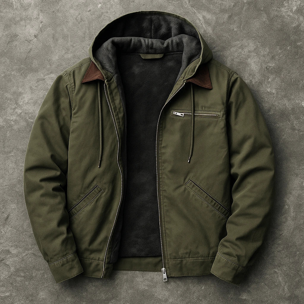 Hollis Hooded Canvas Jacket