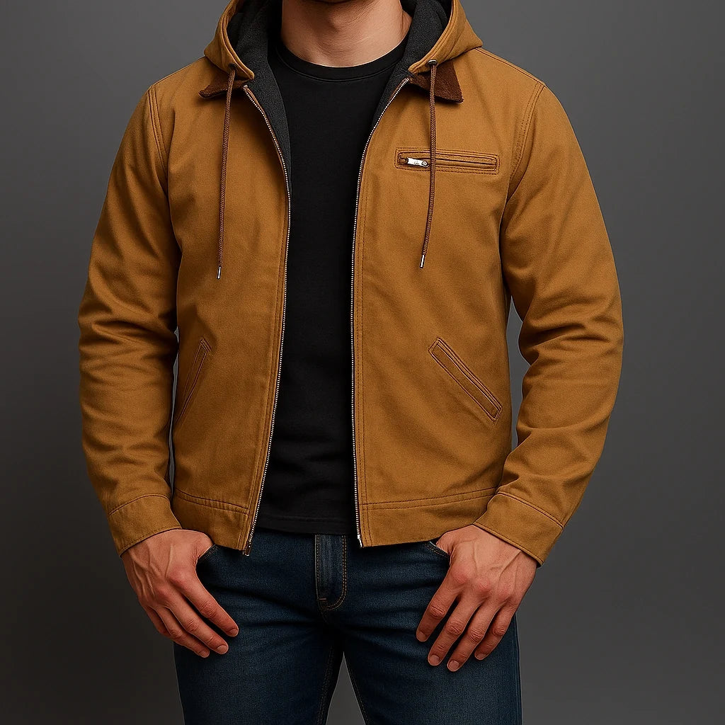 Hollis Hooded Canvas Jacket