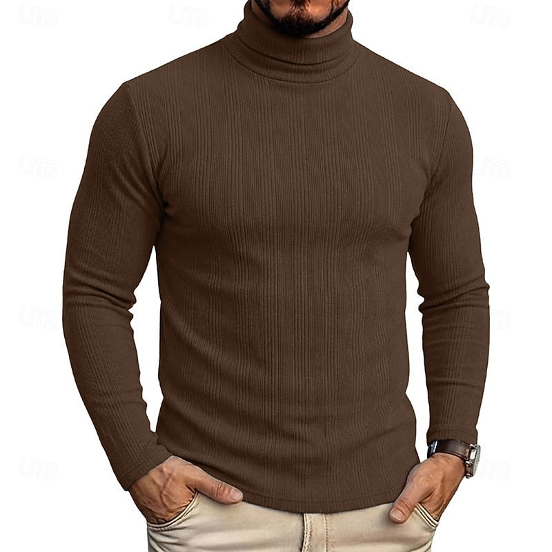 Mason Textured Turtleneck