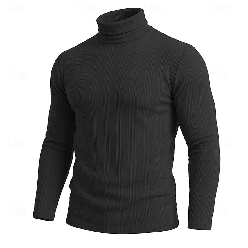 Mason Textured Turtleneck